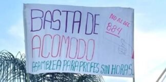 Docentes exigen la derogación total del decreto 884 y reclaman mejoras urgentes en el sistema educativo