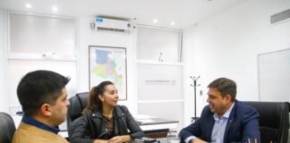 El int. Barot gestiona mejoras sanitarias junto a la ministra de Salud provincial