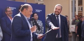 El intendente Saadi tomó juramento al nuevo secretario de Gobierno y Coordinación, German Kranevitter