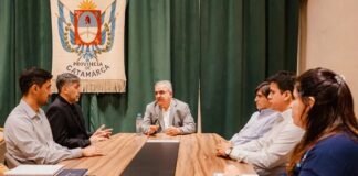 Jalil recibió a las nuevas autoridades de CAMYEN