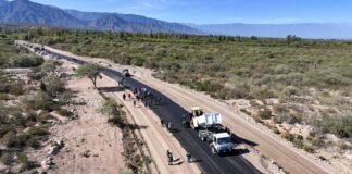 Ruta N°47: la pavimentación en Chaquiago-Choya avanza y cumplirá con un pedido histórico de los vecinos