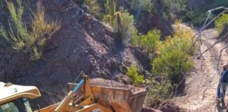 Tinogasta: mejoran el acceso a El Durazno con obras viales en zonas rurales