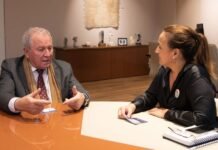 EL VICEGOBERNADOR DUSSO SE REUNIÓ CON SU PAR CORDOBESA