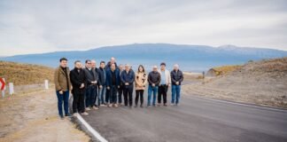 Con la presencia de Jalil, quedaron habilitadas las obras de puesta en valor de la Cuesta del Portezuelo