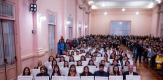 Egresaron 62 nuevos profesionales de la Facultad de Ciencias de la Salud