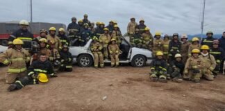 Exitosa capacitación sobre Rescate Vehicular Liviano