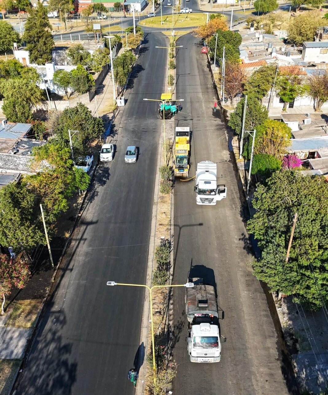 Se repavimentan avenidas en la Capital a través del Plan de Asfaltado Provincial