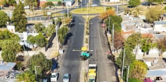 Se repavimentan avenidas en la Capital a través del Plan de Asfaltado Provincial