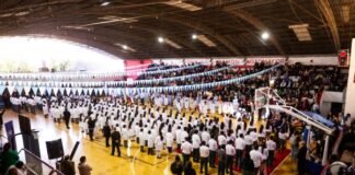 “Si, Prometo”: El Intendente tomó Juramento a casi 300 alumnos del SEM en un emotivo acto a la Bandera