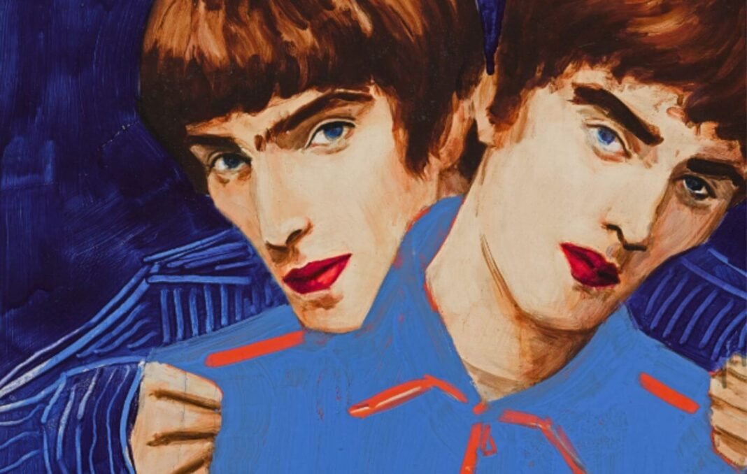 Subastan un curioso retrato de los hermanos Gallagher