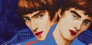 Subastan un curioso retrato de los hermanos Gallagher