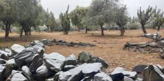 La nieve llegó al Pueblo Perdido de la Quebrada