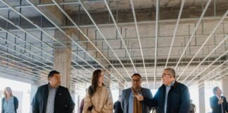 La vicepresidenta Villarruel y el Gobernador recorrieron la obra del nuevo Hospital de Belén