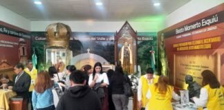 La Virgen del Valle y el Beato Esquiú bendicen a los visitantes del Poncho