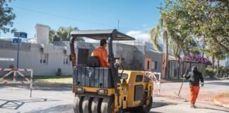 Valle Viejo avanza con obras viales en distintos puntos del departamento