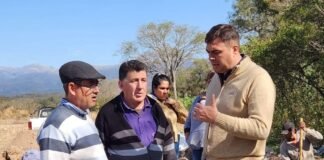 Avanza la obra de reacondicionamiento del canal matriz de riego en Alijilán