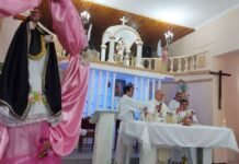 Consagración del altar y dedicación del templo Santa Rosa de Lima en Tinogasta