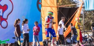 Festejo para niños en Capital: Gran convocatoria de «Un mundo de colores»