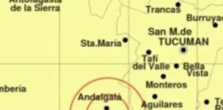 Temblor en Catamarca