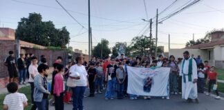 Celebraron a la Virgen del Rosario de San Nicolás