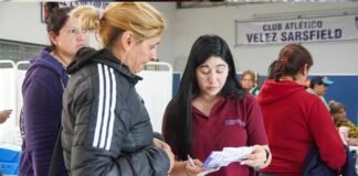 El club Vélez recibió un importante operativo de Salud para los vecinos