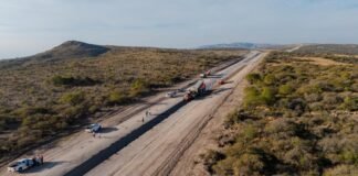 El Corredor Vial Este entró en su etapa final y se pavimentan los últimos kilómetros
