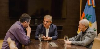 El Gobernador recibió a la Federación de Trabajadores de Industrias de la Alimentación