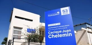 La escuela “Cacique Juan Chelemin” ya luce su nueva sala de Informática
