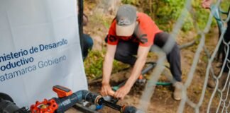 Productores de Mutquín recibieron sus kits de riego presurizado