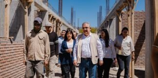 Avanza la construcción de la Escuela Técnica de Santa María, una obra moderna y funcional para la educación del futuro