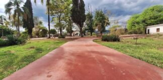 Avanza la remodelación de la Plaza “José Antonio Balverdi” en Alijilán