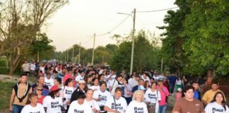 El espacio político Fuerza Patria continúa recorriendo los distintos barrios de Los Altos