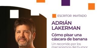 EL HUMOR LLEGA A LA 17° FERIA DEL LIBRO DE CATAMARCA: Lakerman presenta “Cómo pisar una cáscara de banana”