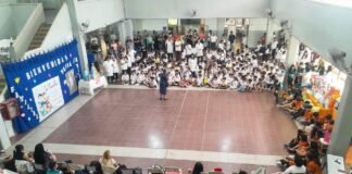 Fiesta total en la escuela José Cubas con la presencia de la Virgen del Valle