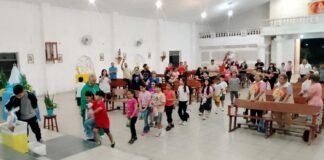 Se celebró el quinto día de la novena en honor de Nuestra Señora del Rosario en la parroquia San Jorge