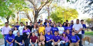 Valle Viejo: La Libertad Avanza camino junto a Alfredo Olmedo, estuvieron los radicales con peluca