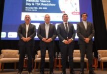 El gob. Raúl Jalil participó de la Mesa del Cobre en el Finance Day & TSX Roadshow de Mendoza