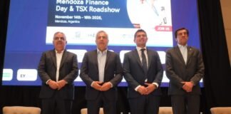 El gob. Raúl Jalil participó de la Mesa del Cobre en el Finance Day & TSX Roadshow de Mendoza