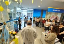 La Madre del Valle lleva su bendición al PAMI