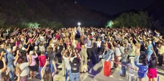 Se realizó La Noche del Sol «Agua Viva» en el Santuario de la Gruta de la Virgen