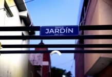 Gustavo inauguró obras de Intervención paisajística en el Pasaje Jardín