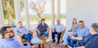 INTENDENTES DE SANTA ROSA SE REUNIERON CON JALIL Y EL MINISTRO DE GOBIERNO