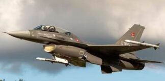 Milei presentó los primeros 6 aviones de combate F-16 comprados a Dinamarca