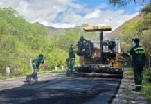 Vialidad Provincial inicio la repavimentación de la Ruta Provincial Nº 4
