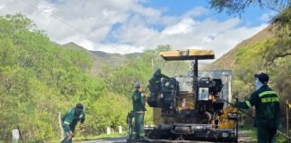 Vialidad Provincial inicio la repavimentación de la Ruta Provincial Nº 4