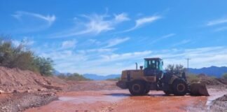 Vialidad Provincial trabaja en Tinogasta tras el temporal