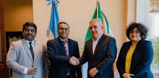 El Gobernador recibió al nuevo CEO de KABIL para analizar el avance del proyecto de exploración de litio en Fiambalá