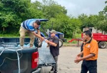Asistencia y relevamiento tras el temporal en Lavalle