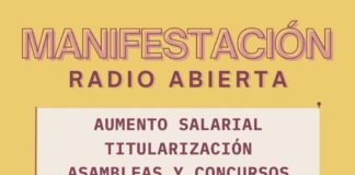 Docentes autoconvocados comenzará con protestas por mejoras salariales