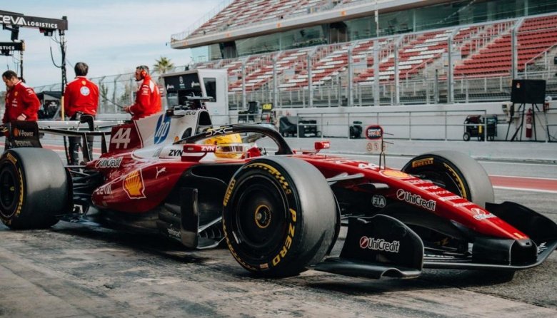 Fórmula 1: Hamilton y Ferrari los más rápidos de todo el 'Shakedown', Gasly 6°